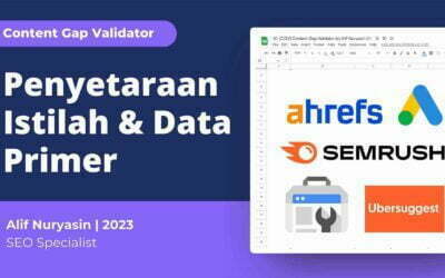 Penyetaraan Istilah dan Data Primer: Persiapan sebelum membuat Topic Cluster